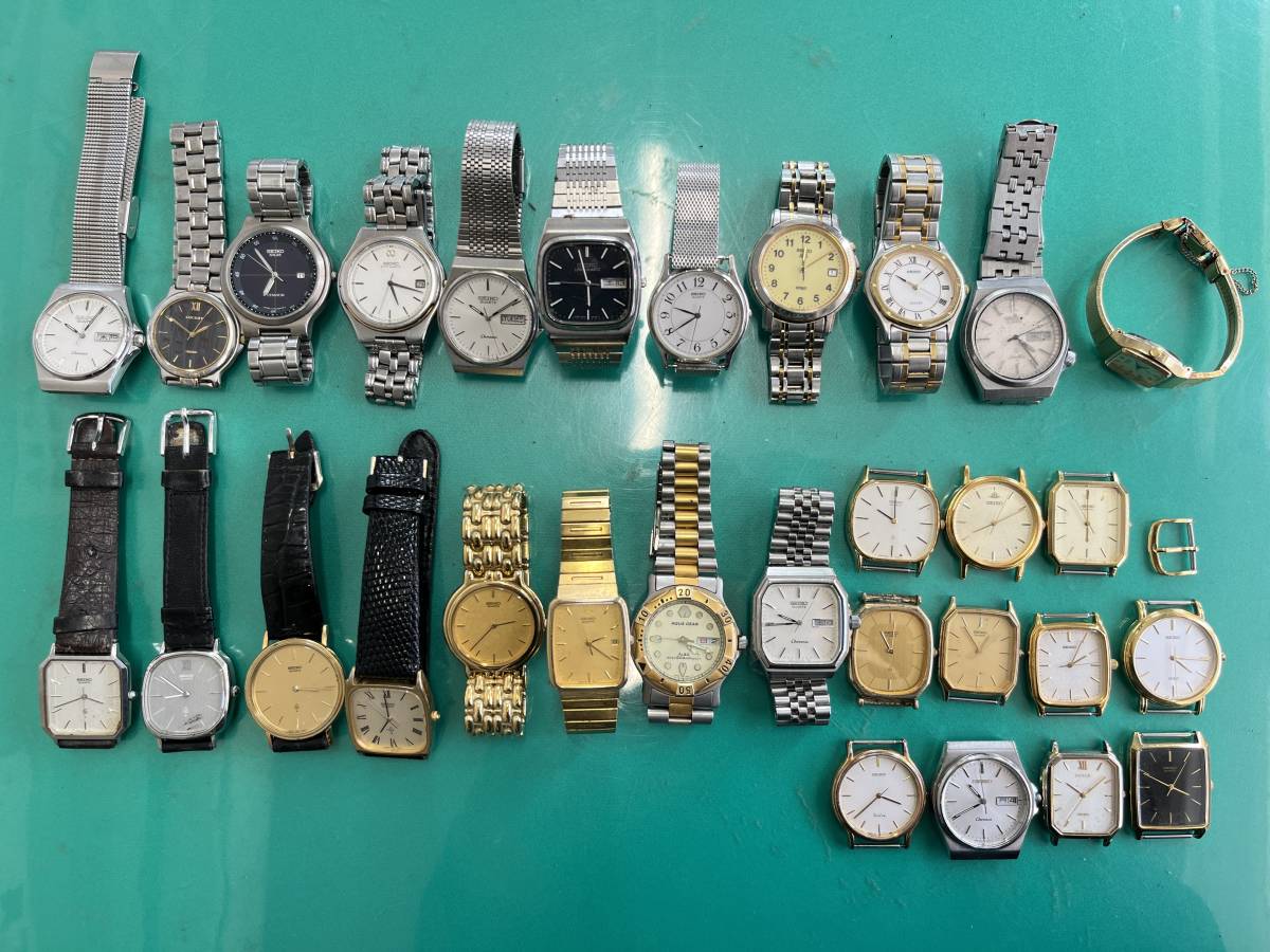 腕時計 大量 まとめ売り30点 SEIKO セイコー 腕時計 懐中時計 メンズ レディース 102_画像1