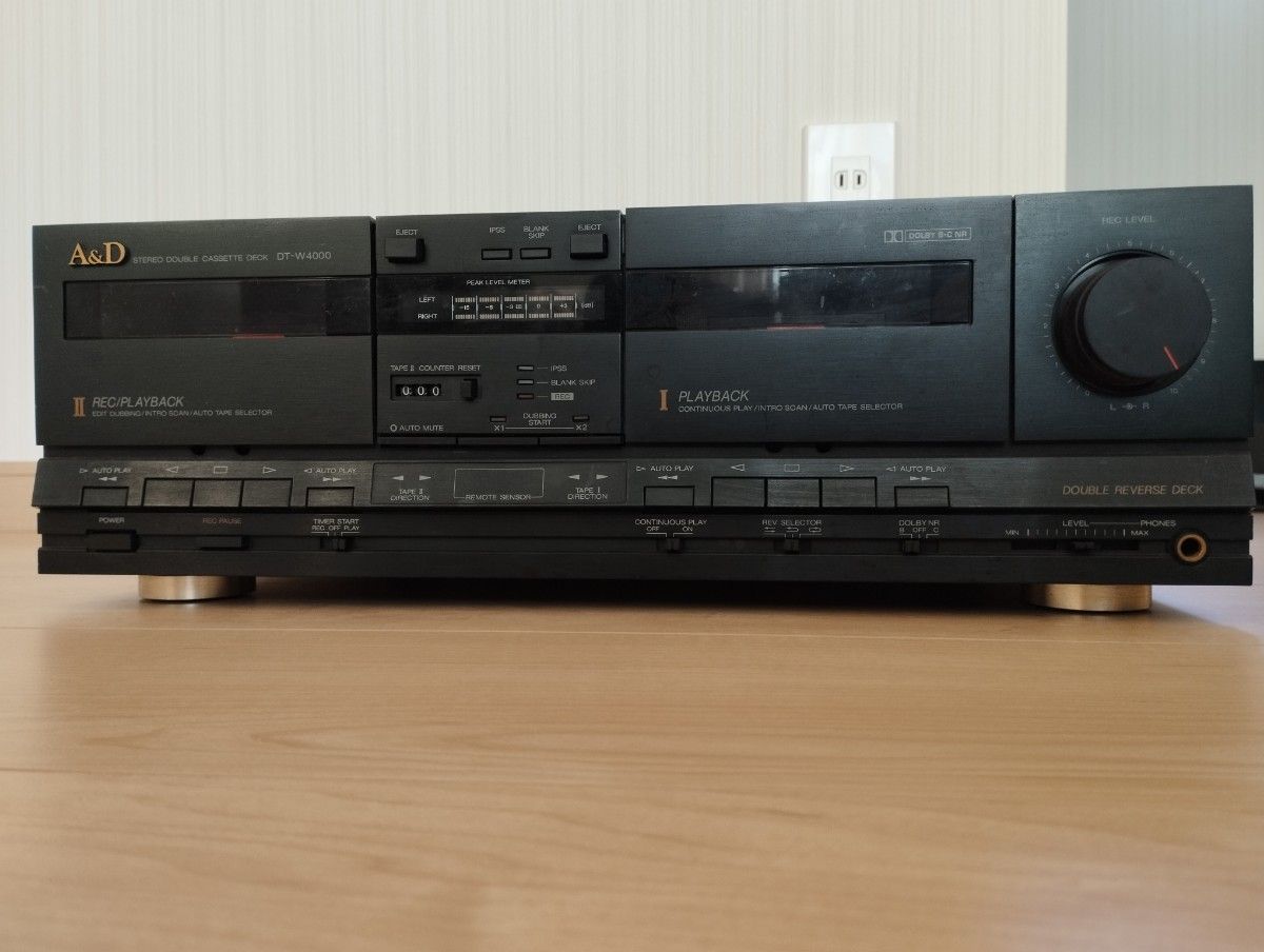 ④A&Dステレオカセットデッキ dt-w4000