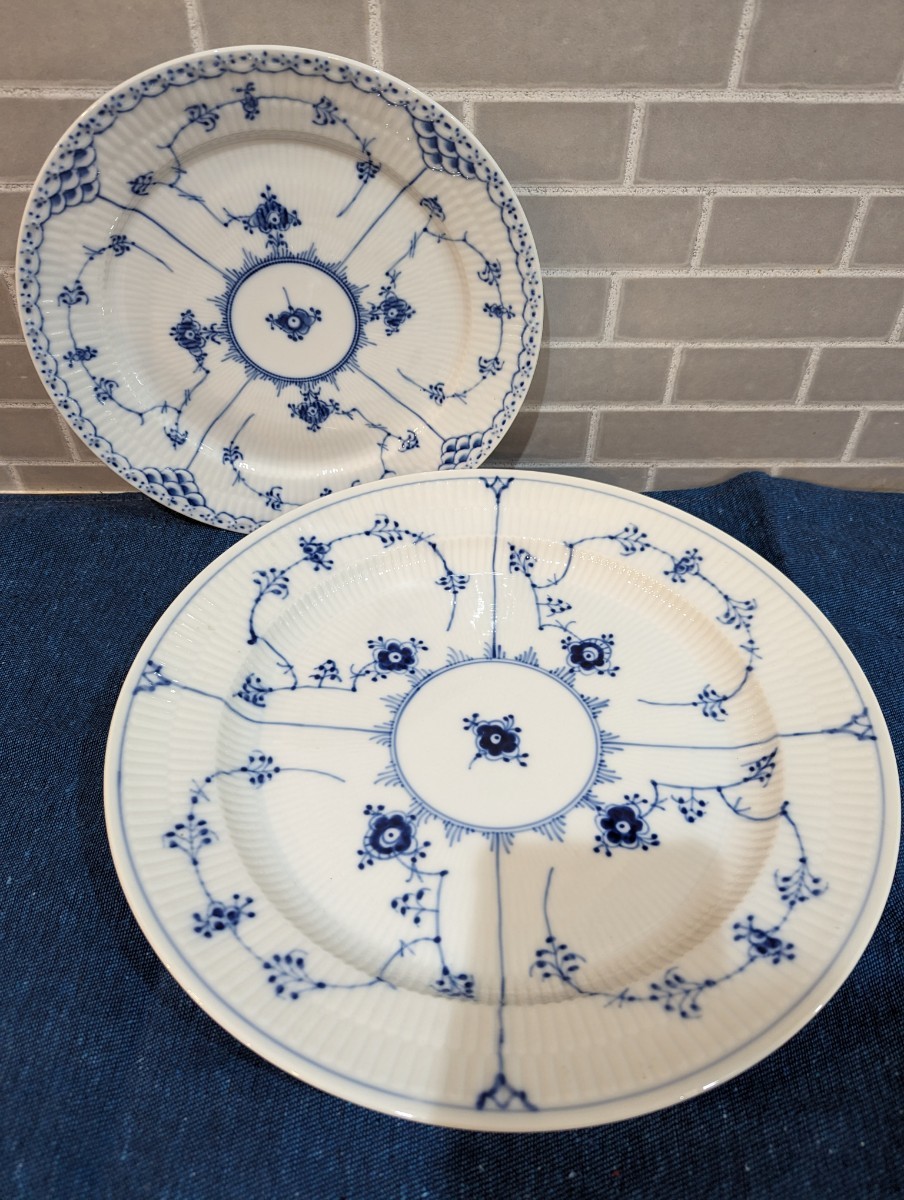ロイヤルコペンハーゲン ブルーフルーテッド 25cm 33cm ROYAL