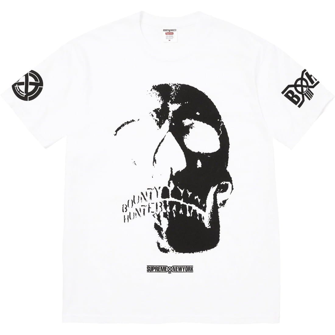 新品未開封 Supreme Bounty Hunter Skulls Tee WHITE Tシャツ 23FW 白の画像2