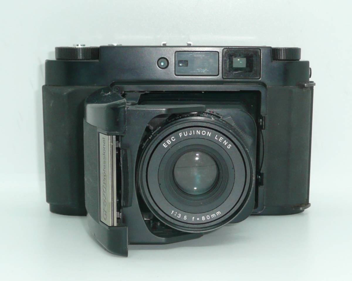 ★超希少・美品★ FUJIFILM フジフィルム GF670 Professional 6x6 6x7 蛇腹中判 カメラ EBC FUJINON 80mm F3.5 露出・シャッター全速 #F029の画像2