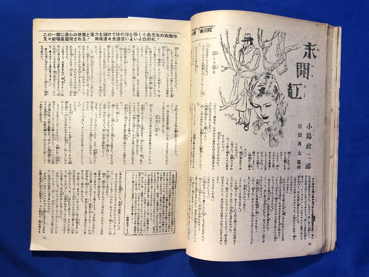 レCK740ア●ロマンス 昭和23年12月 岩田専太郎/菊池寛「処女宝」/木村荘十「夜の秘密」/野村胡堂「蛇使ひの娘」/田河水泡のらくろ記者_画像7