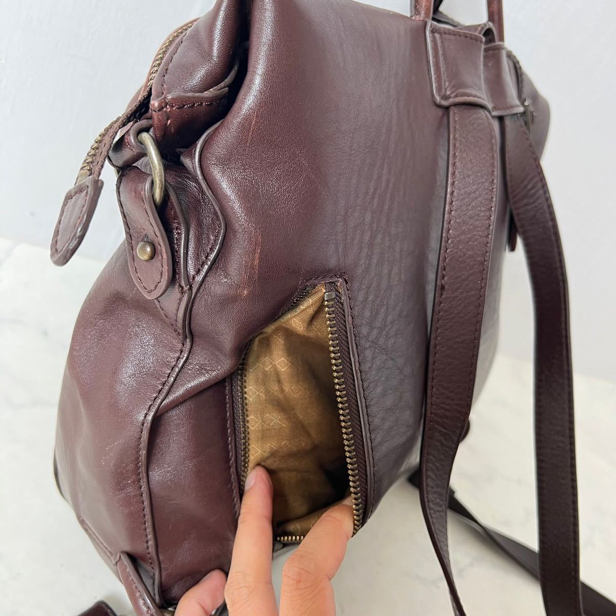 230925 マザーハウス 3wayトートバッグ ハンドバッグ リュック