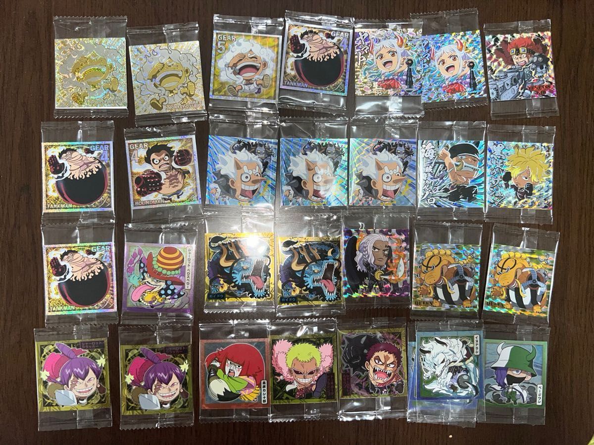 ワンピースウエハース log6 金ニカ2枚USGR 片方裏面ニカ 30枚 ワンピースウエハース log6 金ニカ2枚USGR 片方裏面ニカ 30枚