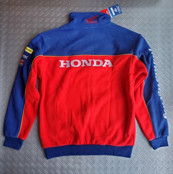 【本物★正規品】 新品 HONDA BSB ホンダ フリースジャケット 海外サイズS（日本のMサイズ) ヨーロッパ限定！_画像6