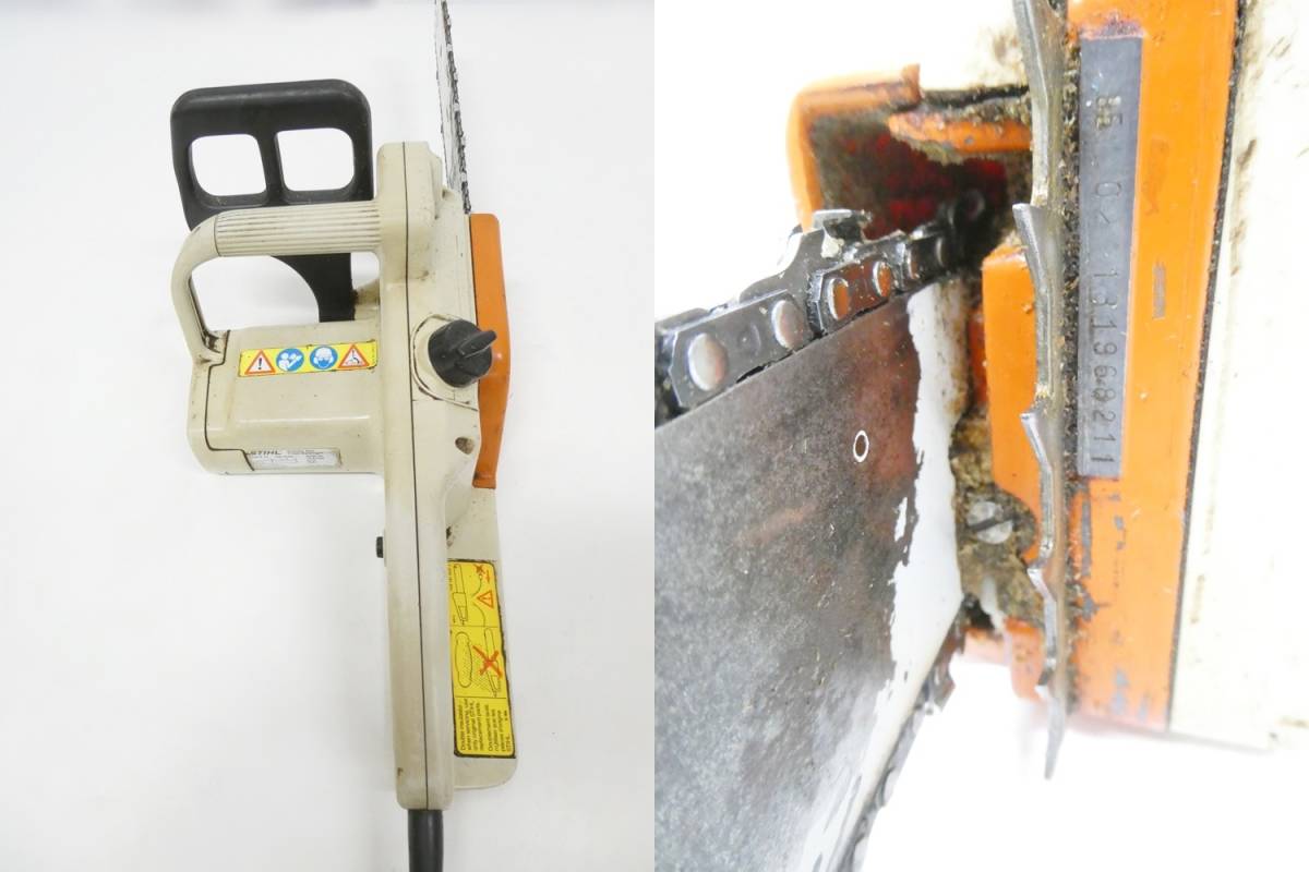 02 00-000000-00 [Y] スチール STIHL E14 電気 チェーンソー 電動工具 切断機 旭00_画像3