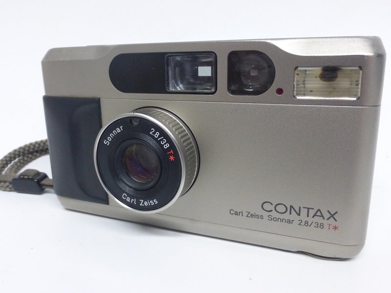 10 06-580389-27 [Y] CONTAX コンタックス T2 コンパクト フィルムカメラ Carl Zeiss Sonnar 2.8/38 T＊ 名06_画像1