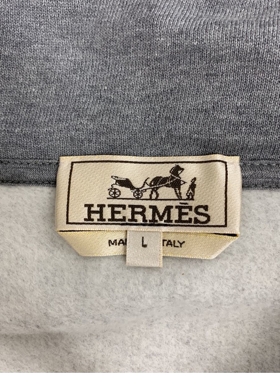  Hermes Parker Zip up long sleeve L