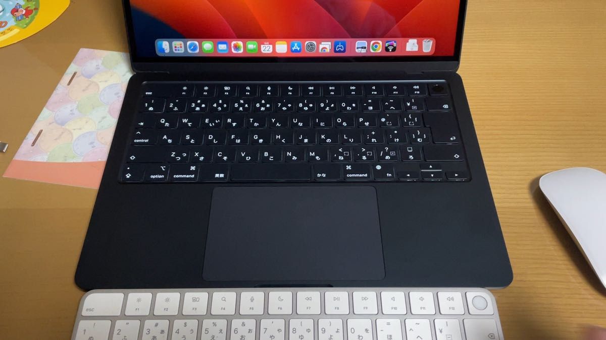 MacBook Air m2 13インチ 8gb 256gb　Magic Keyboard マジックマウス　セット