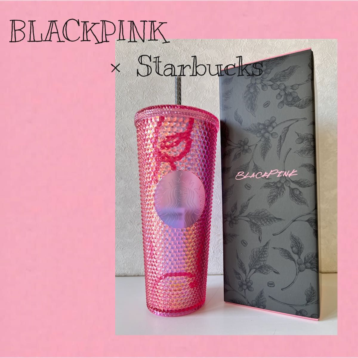 販売売り BLACKPINK × Starbucks コラボ タンブラー PINK Yahoo!フリマ