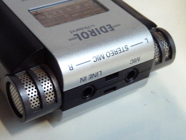 ローランド 24bit WAVE/MP3 Recorderb981◆ EDIROL R-09 充電器、充電池つき_画像8