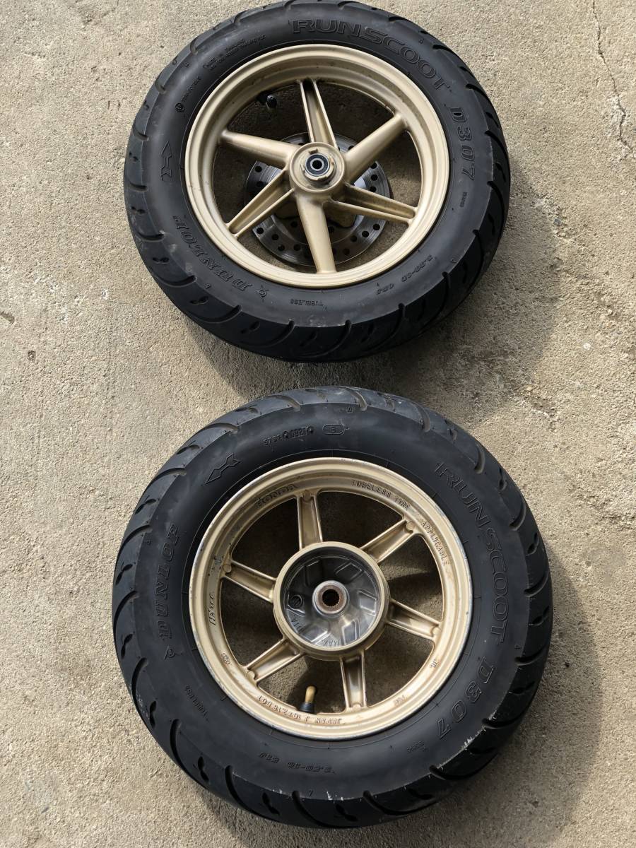 ホンダ純正 AF35 ライブDio ZX キャストホイール 金ホイール ホンダ純正 AF35 ライブDio ZX キャストホイール 金ホイール