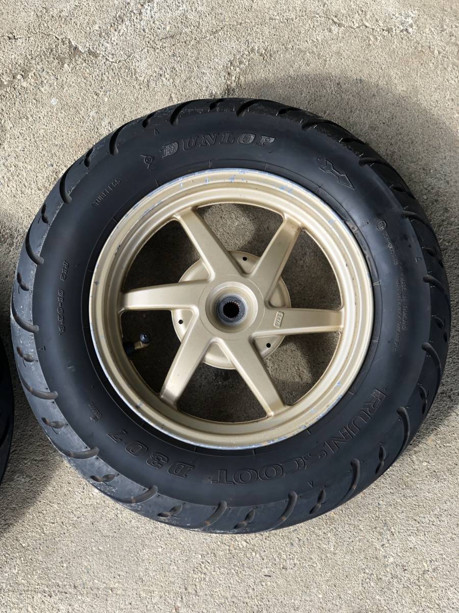 ホンダ純正 AF35 ライブDio ZX キャストホイール 金ホイール ホンダ純正 AF35 ライブDio ZX キャストホイール 金ホイール