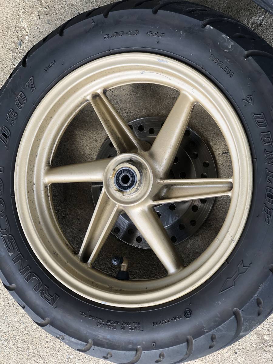 ホンダ純正 AF35 ライブDio ZX キャストホイール 金ホイール ホンダ純正 AF35 ライブDio ZX キャストホイール 金ホイール