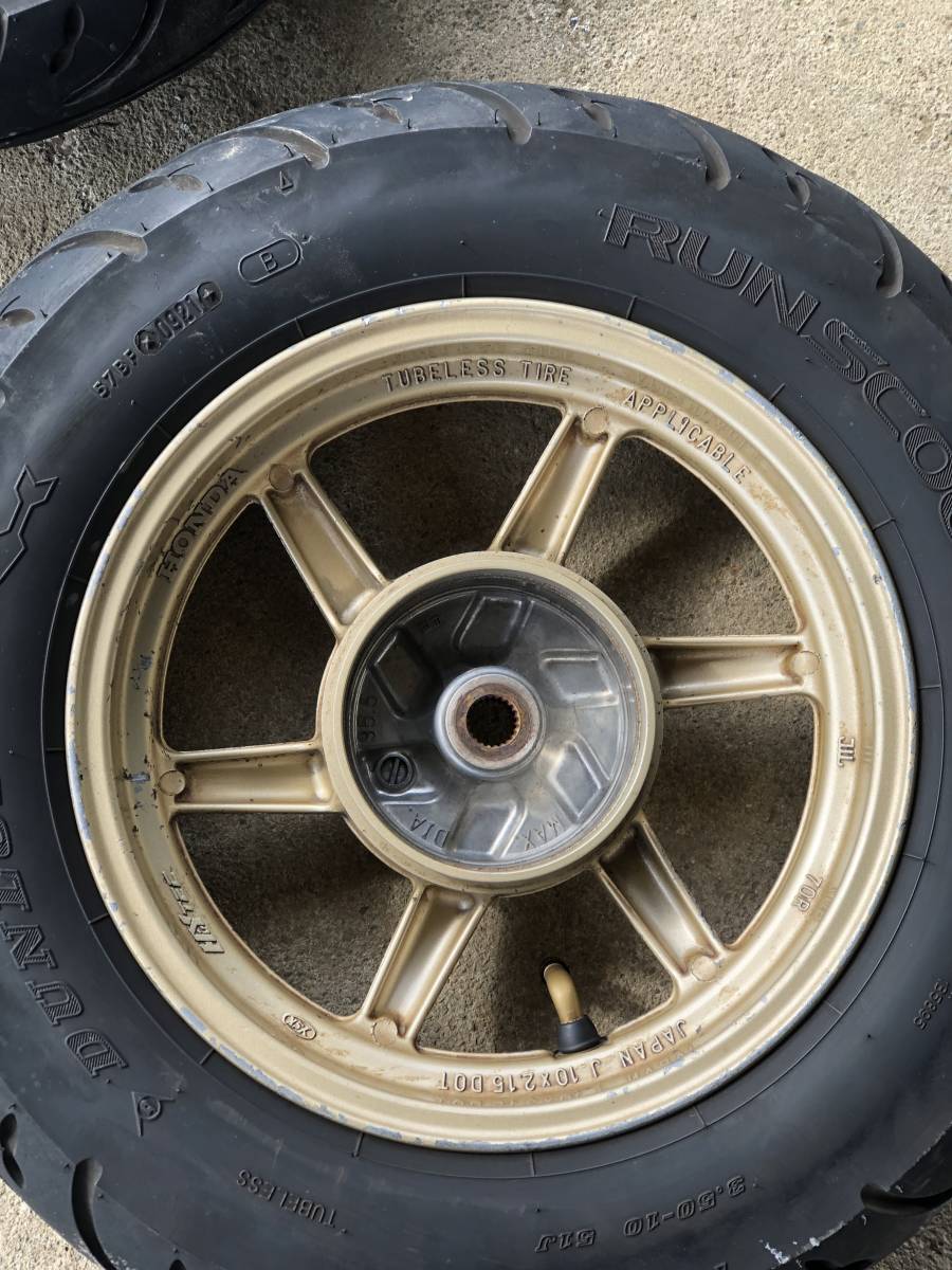 ホンダ純正 AF35 ライブDio ZX キャストホイール 金ホイール ホンダ純正 AF35 ライブDio ZX キャストホイール 金ホイール