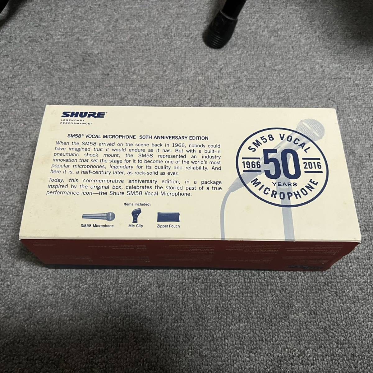 SHURE SM58-50A 50th Anniversary Edition シュアー SHURE SM58-50A 50th Anniversary Edition シュアー