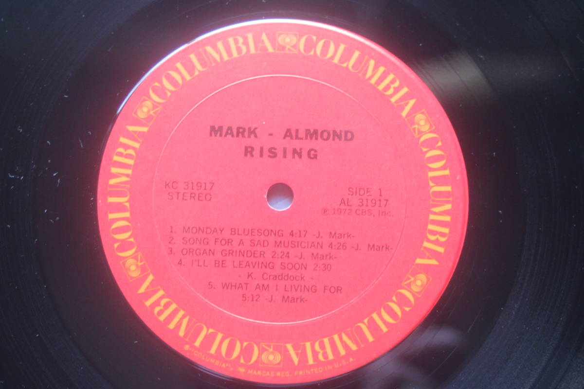 LP Mark - Almond/Rising/マーク アーモンド/ライジング/US盤_画像5