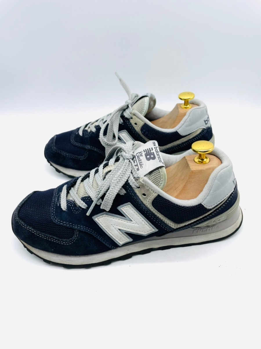 衝撃プライス！『最強クラシックモデル！』【New Balance/ML574VIC/D/ENCAP】高級スニーカー！ネイビー×ホワイト/jp24.5cm！_画像2