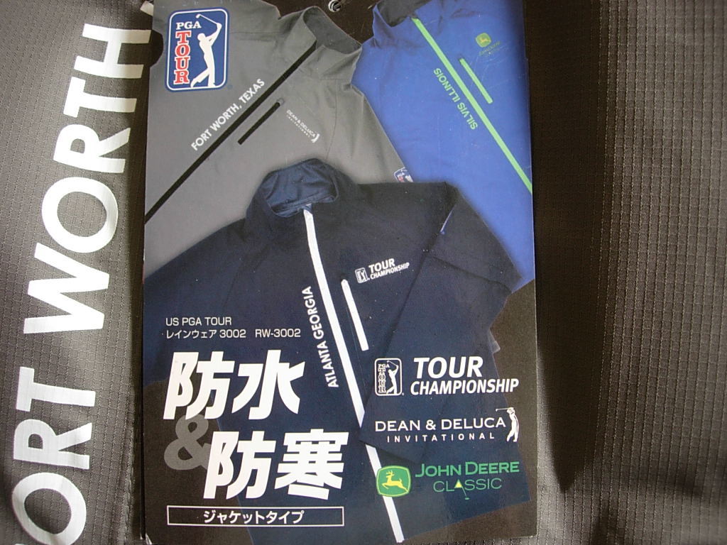 ■新品　防寒にPGA TOUR ジャケット& レインウエアー　RW-3002 グレーＭ■_画像2