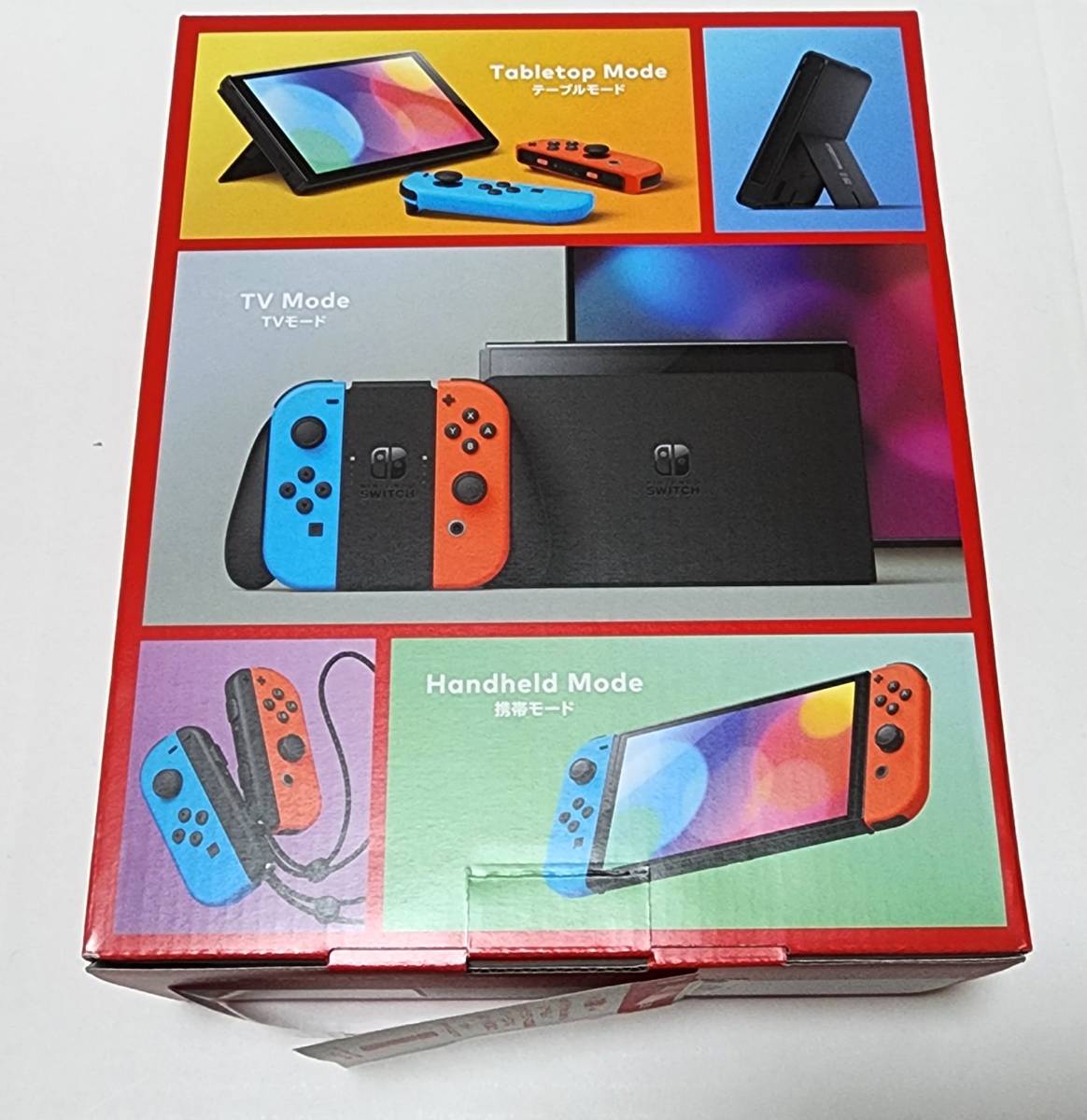 【新品未使用】Nintendo Switch 有機ELモデル Joy-Con (L) ネオンブルー / (R) ネオンレッド 任天堂 ニンテンドースイッチ　_画像2
