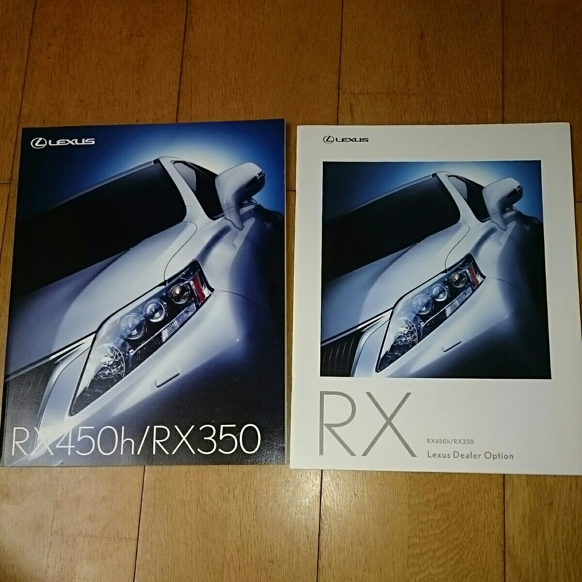  records out of production,2009 year 1 month issue, model DAA-GYL16W,DBA-GGL16W, Lexus RX450h,RX350, main catalog, dealer option catalog set.