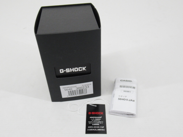 s60444-ap [送料950円]中古◇G-SHOCK ジーショック タフソーラー 電波ソーラー AWG-M520-1AJF デジアナ 腕時計 [154-231021]_画像10