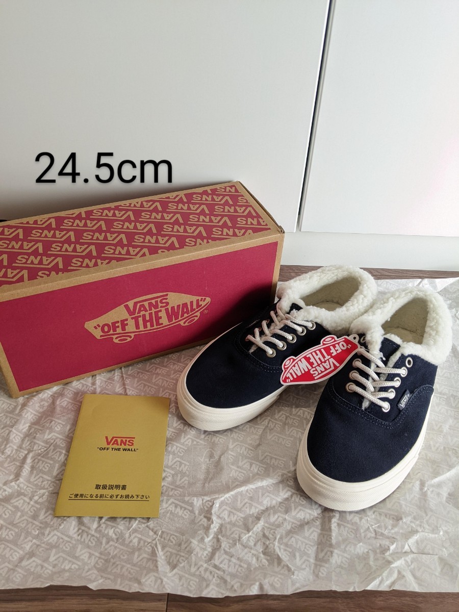 新品 US企画 VANS オーセンティック スエード 未使用 AUTHENTIC 24.5cm ネイビー