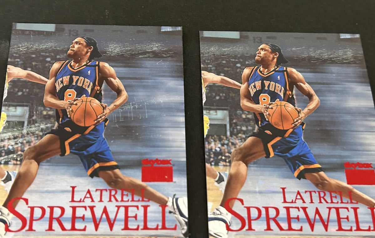 NBA 99-00 SKYBOX PREMIUM STAR RUBIES #63Latrell Sprewell 45枚限定　スタールビー　※コンディション注意_画像9