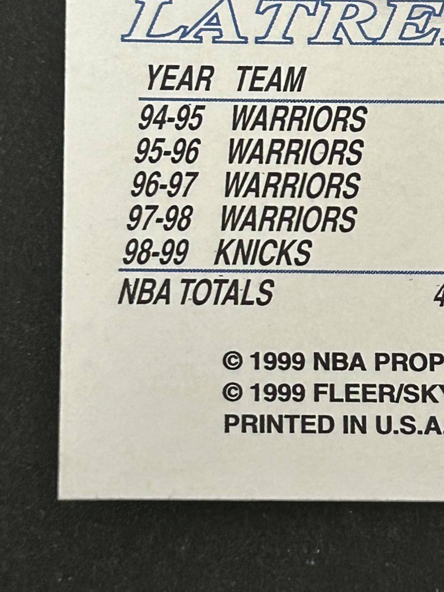 NBA 99-00 SKYBOX PREMIUM STAR RUBIES #63Latrell Sprewell 45枚限定　スタールビー　※コンディション注意_画像8