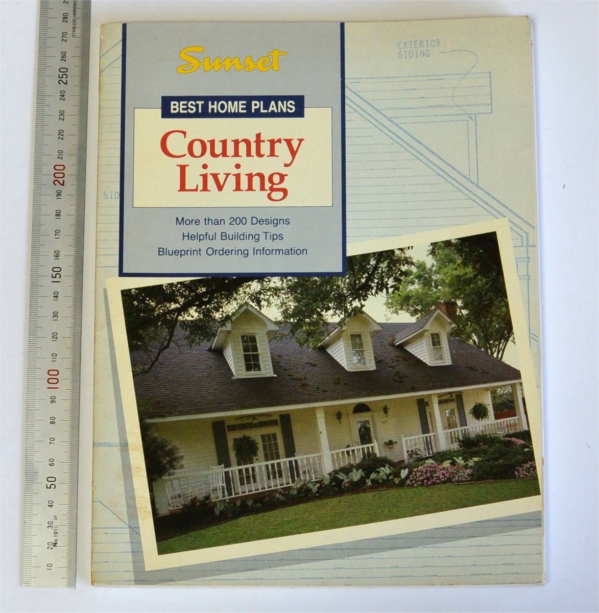 Elizabeth L. Hogan(編)　Best Home Plans　Country Living　（Sunset Books, 1992)　イギリス 家の設計図　英国田舎暮らし　（送料185円）_画像1