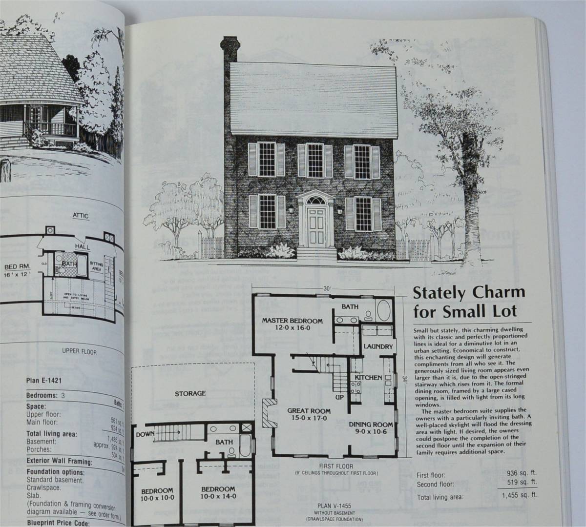 Elizabeth L. Hogan(編)　Best Home Plans　Country Living　（Sunset Books, 1992)　イギリス 家の設計図　英国田舎暮らし　（送料185円）_画像7