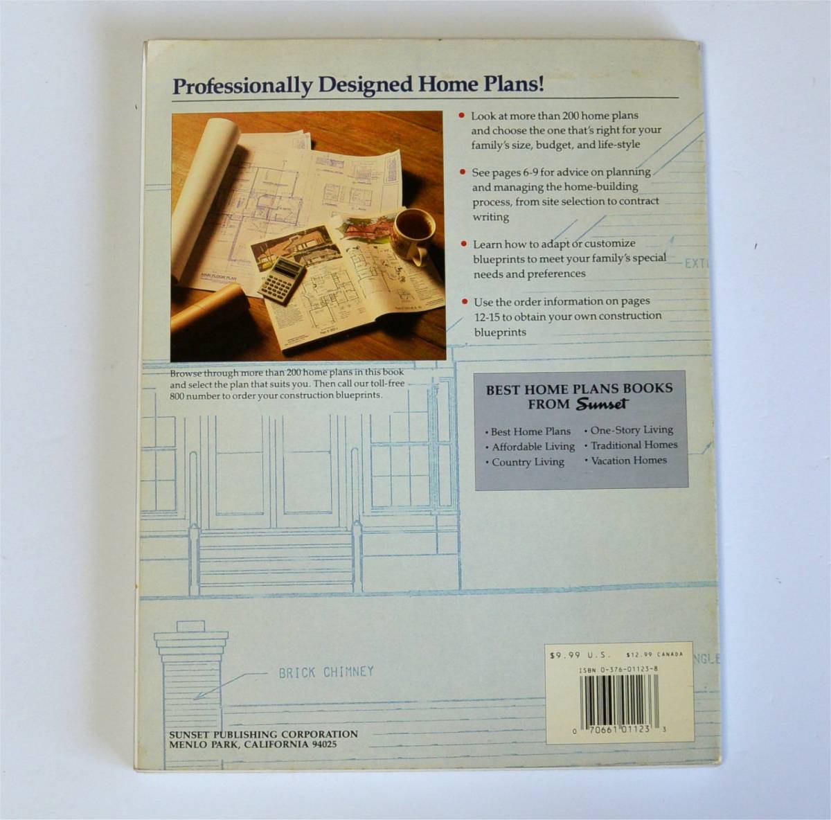 Elizabeth L. Hogan(編)　Best Home Plans　Country Living　（Sunset Books, 1992)　イギリス 家の設計図　英国田舎暮らし　（送料185円）_画像2