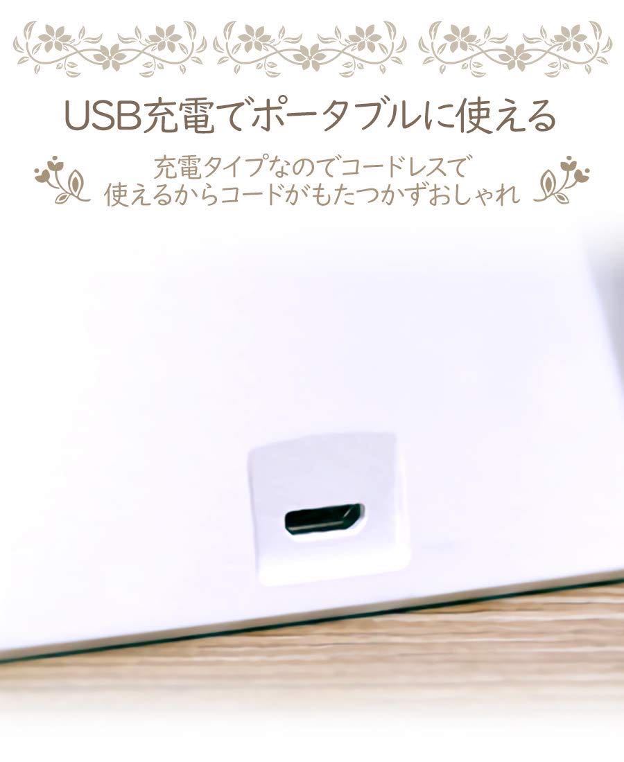 クリスタル砂時計 LED 砂時計 USB充電式 7色イルミネーション オシャレ_画像6