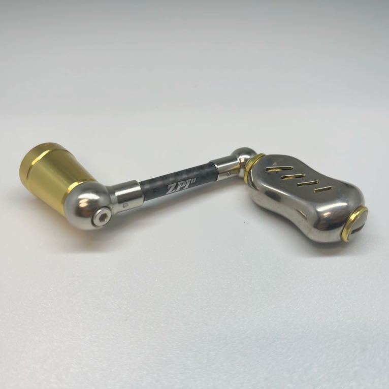 ZPI・RIVRE ダイワ用 45mm RMR50-DA-G ゴールド リブレFinoノブ仕様 SSRCスピニングカーボンハンドルファンネル 1