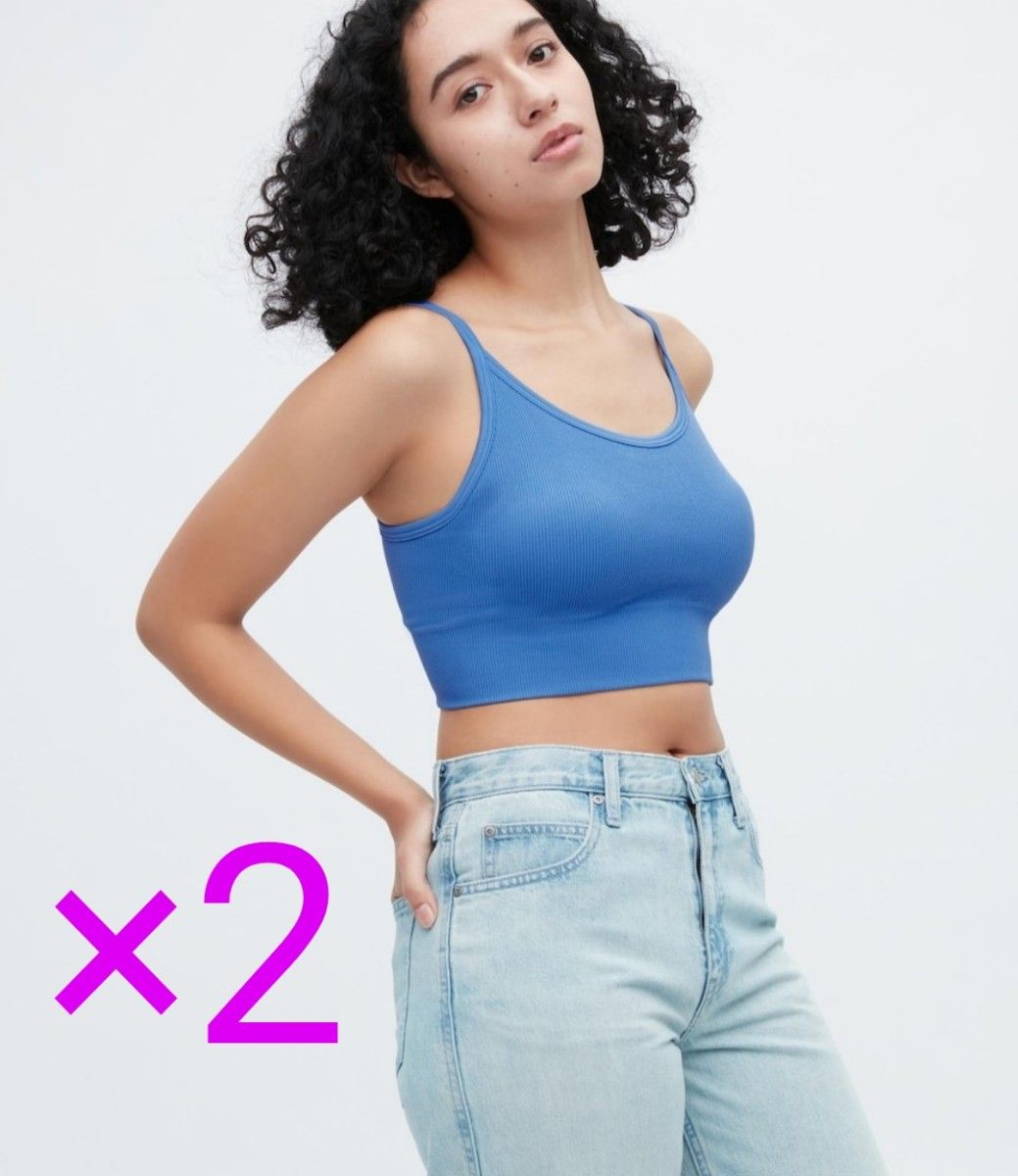 UNIQLO ハーフ ブラ キャミソール XL 2点 ブラキャミ ブラトップ UNIQLO ハーフ ブラ キャミソール XL 2点 ブラキャミ ブラトップ