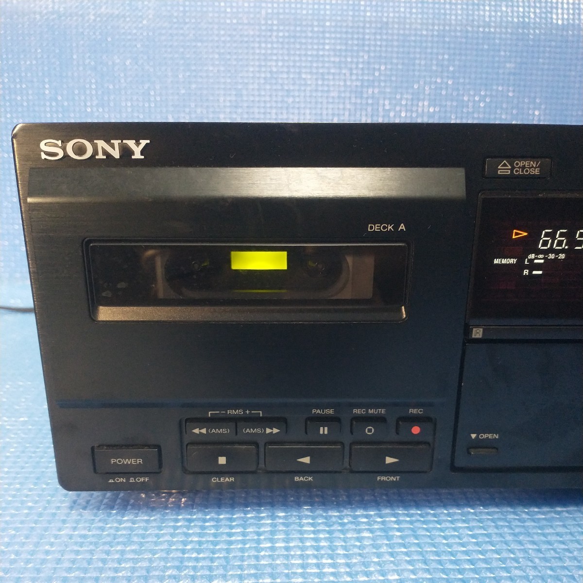 ★★ ソニー SONY ダブルオートリバース カセットデッキ　TC-WR965S 整備品　リモコン作動_画像3