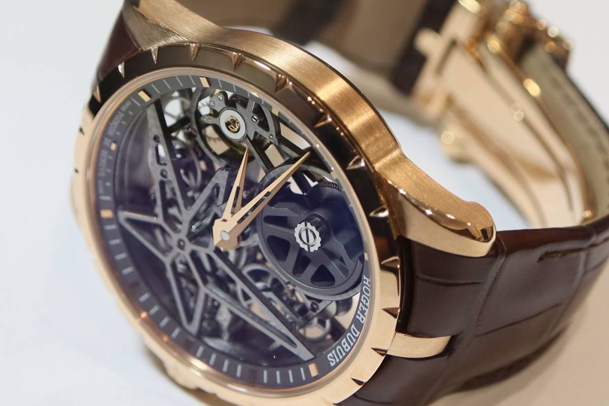 ★ROGER DUBUIS ロジェデュブイ【DBEX0422/定価￥11,715,000】エクスカリバー42　オートマティック スケルトン　K18RG_画像9