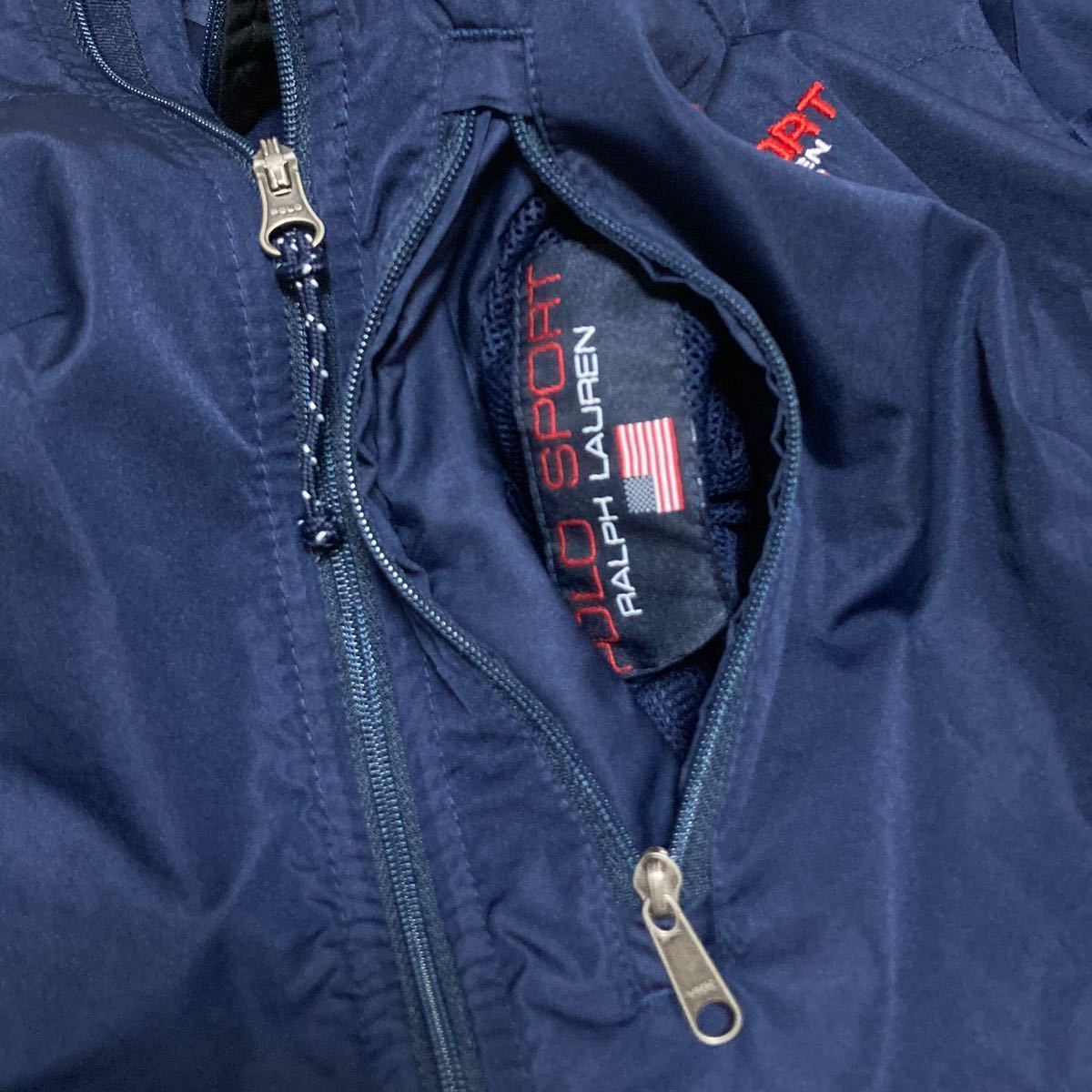 90s POLO SPORT ナイロンジャケット ポロスポーツ ブルゾン 美品 90s POLO SPORT ナイロンジャケット ポロスポーツ ブルゾン 美品