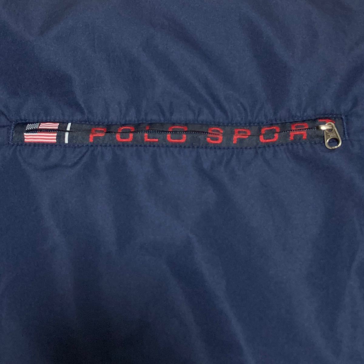 90s POLO SPORT ナイロンジャケット ポロスポーツ ブルゾン 美品 90s POLO SPORT ナイロンジャケット ポロスポーツ ブルゾン 美品