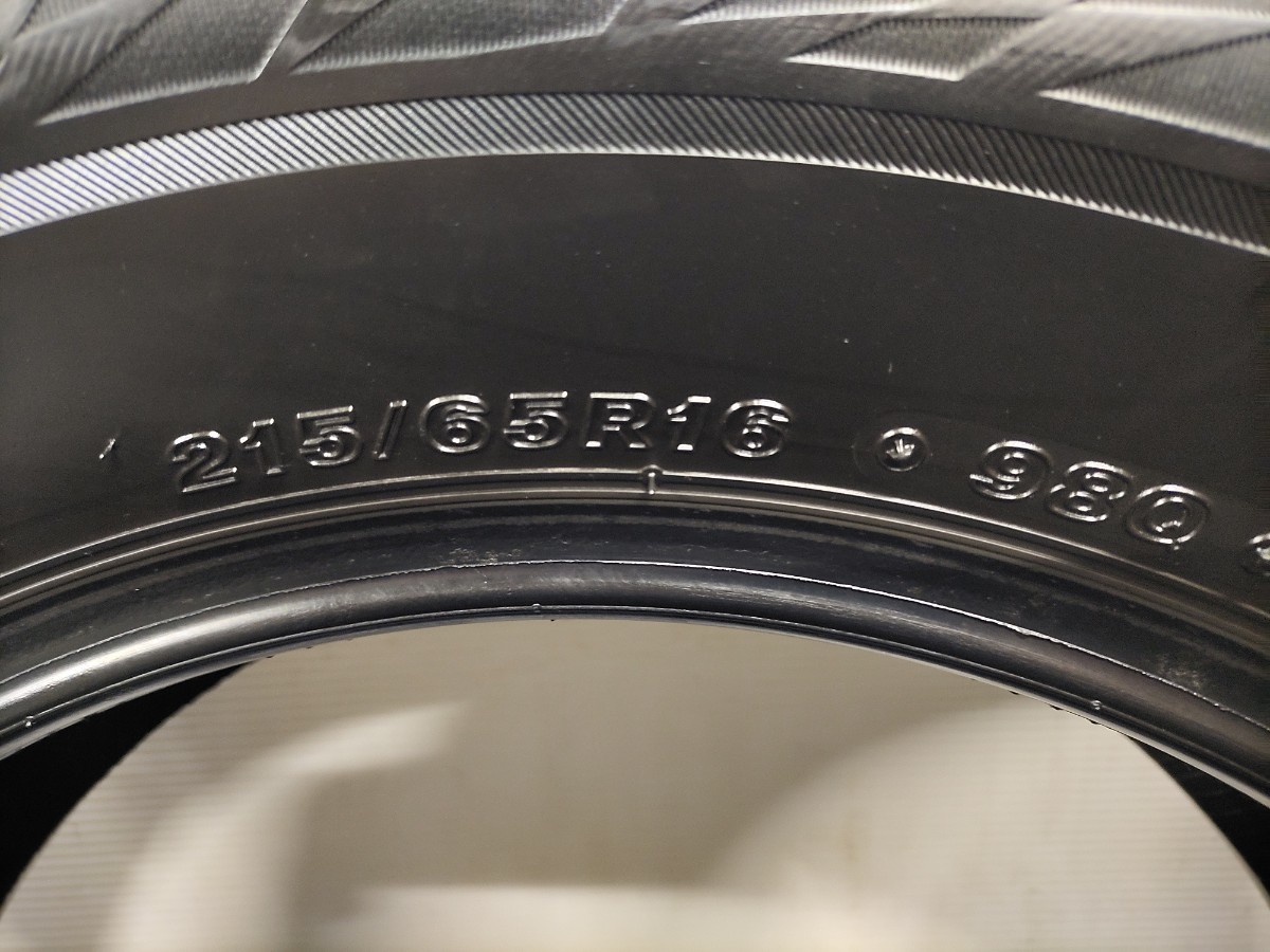 ◆M-253◆215/65R16 ブリヂストン BLIZZAK VRX2 20年製 中古スタッドレスタイヤ4本 アルファード ラッシュ CR-V エクストレイルなど_画像8