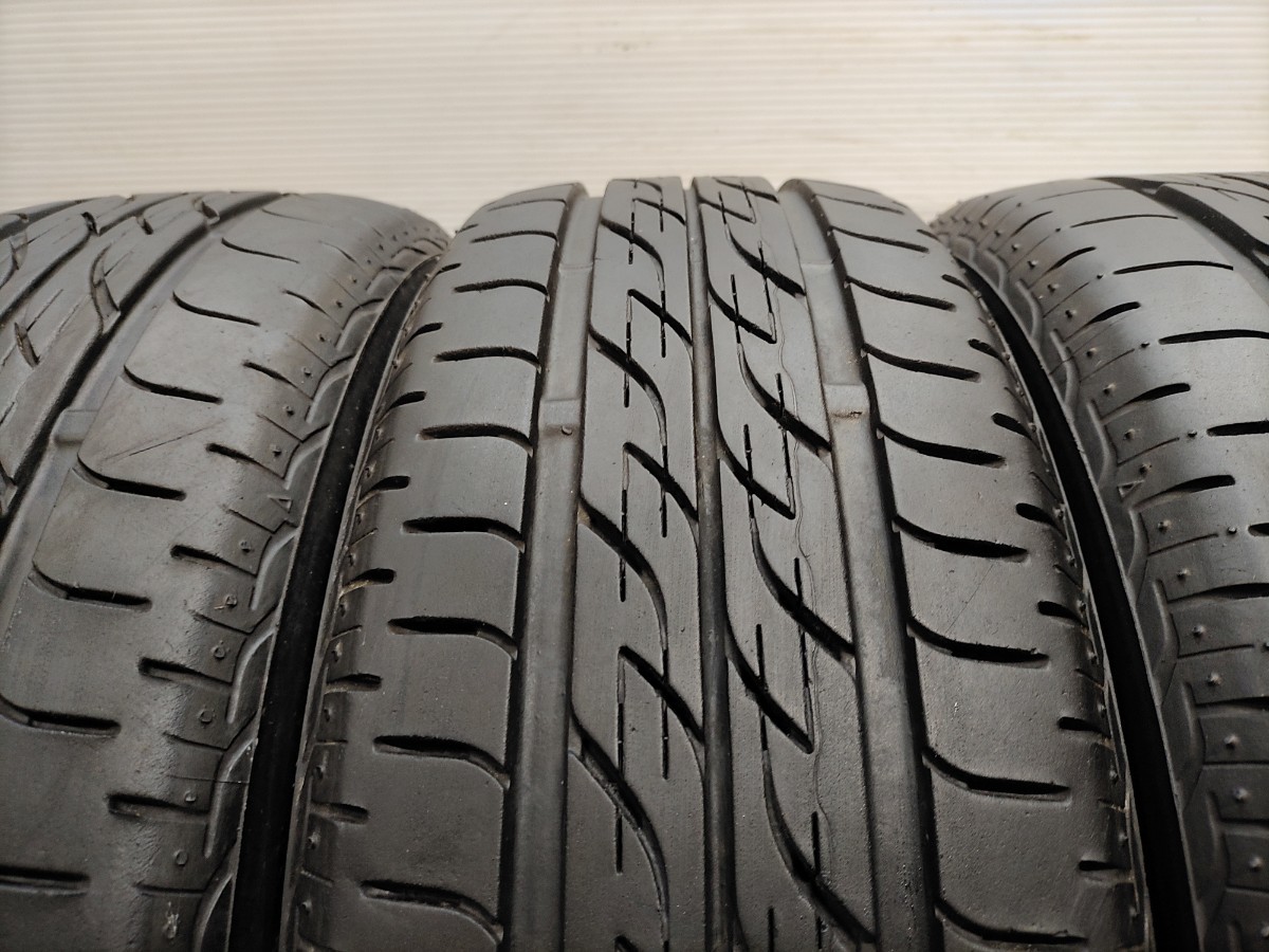 ◆M-130◆165/55R14 ブリヂストン NEXTRY 19年製 中古夏タイヤ4本セット ワゴンR スティングレー ルークス ekなど_画像4