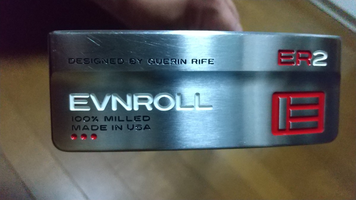 超美品！EVNROLL イーブンロール　ER2　ミッドブレードパター 34インチ 日本仕様モデル