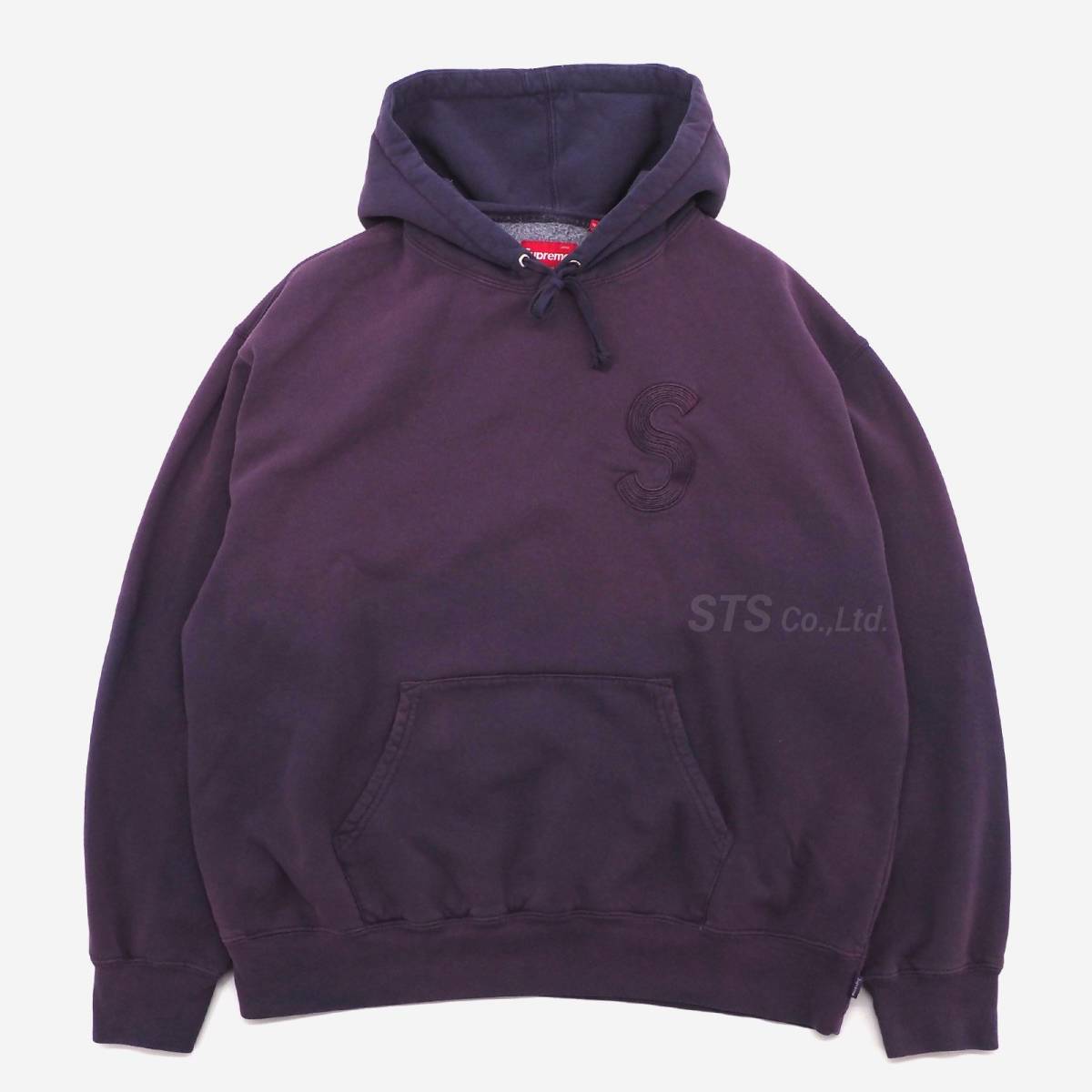Supreme - Overdyed S Logo Hooded Sweatshirt 紫M シュプリーム - オーバーダイド エス ロゴ フーデッド スウェットシャツ 2023SS