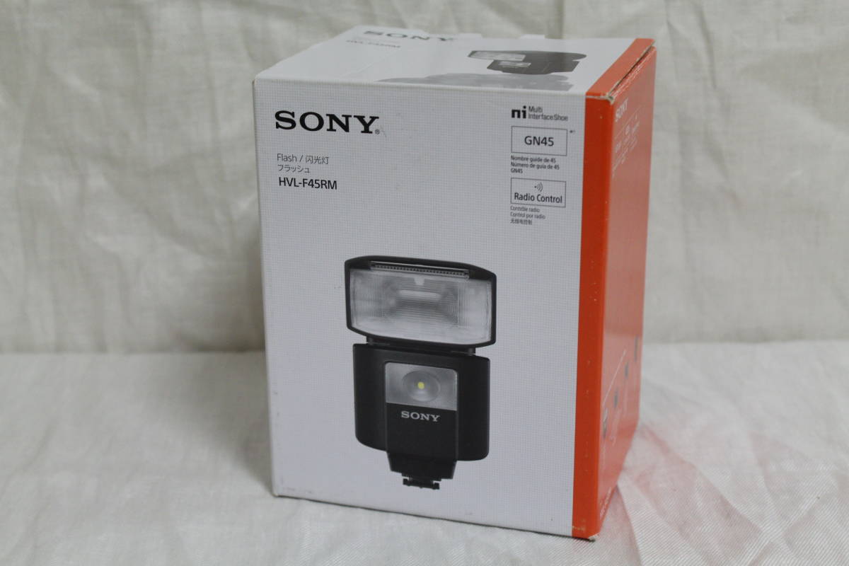 予約販売 21□ＳＯＮＹ□HVL-F45RM□フラッシュ□美品□ ソニー用