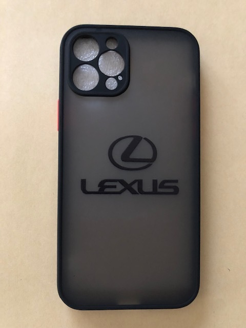 送料無料！LEXUS　レクサスロゴ　iphone12pro用　スマホケース　LC500　LS500　LX570　RX350　UX200　ES300　IS500　RCF　LFA　NX200_画像1