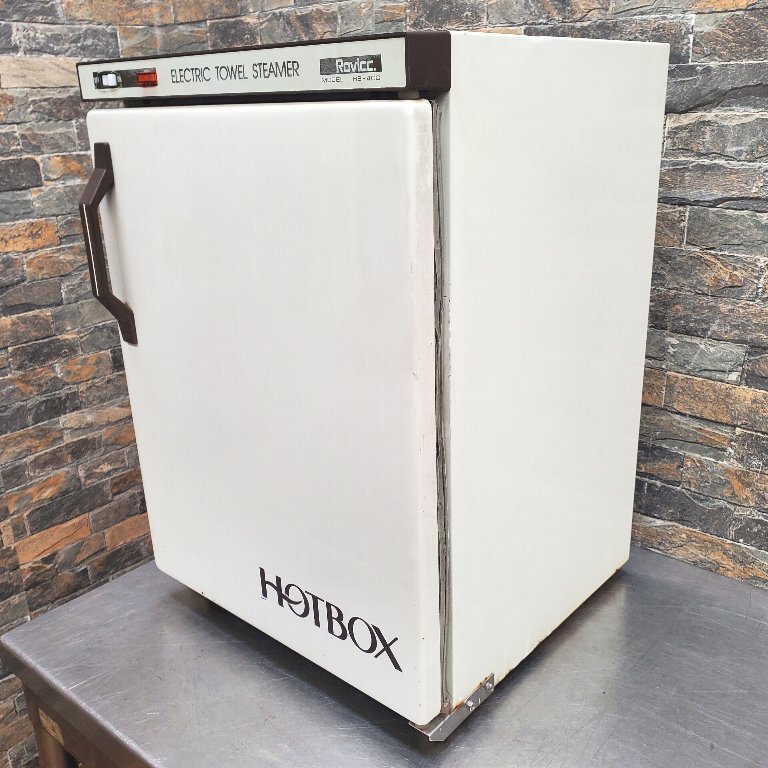 ♪♪i027-2 ロヴィック ホットボックス HB-40C 40L 100V W400×D420×H575 電気温蔵庫 蒸し器 業務用 動作確認済み♪♪♪のサムネイル