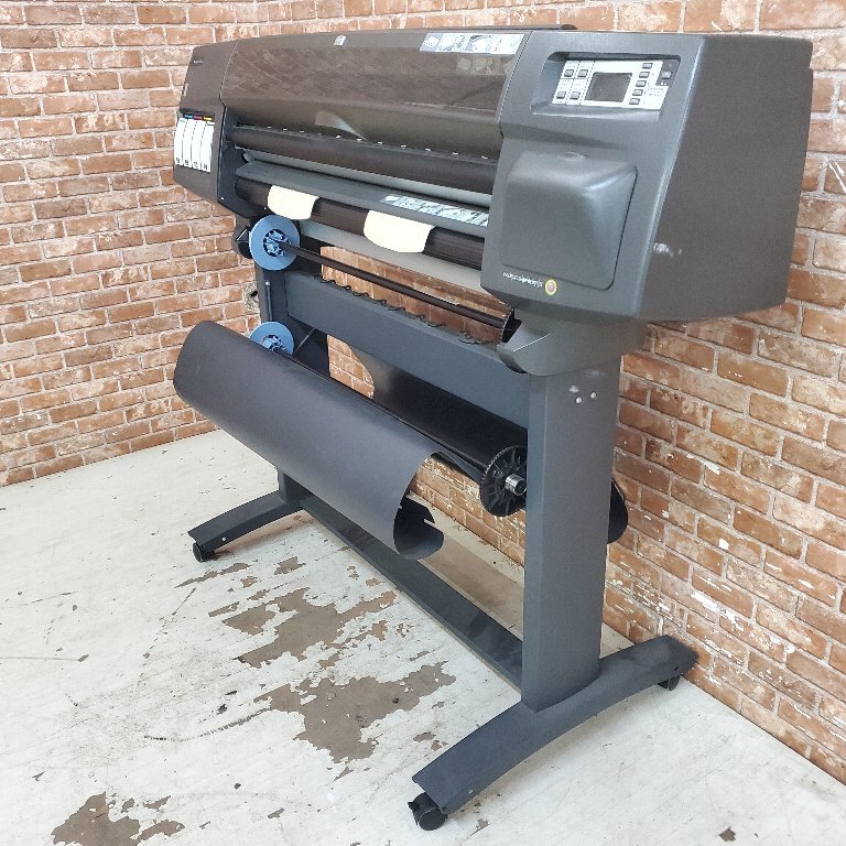 ***j010 hp Designjet 1050c Plus C6074B printer 100V large size printer business use printing office electrification verification present condition **