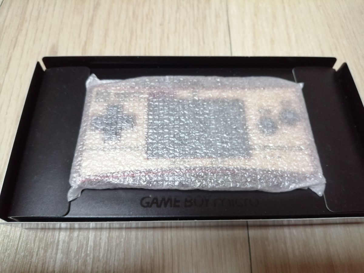  unused new goods breaking the seal verification only Game Boy Micro face plate Famicom Ⅱ navy blue color Ver Nintendo Nintendo nintendo GAMEBOY MICRO