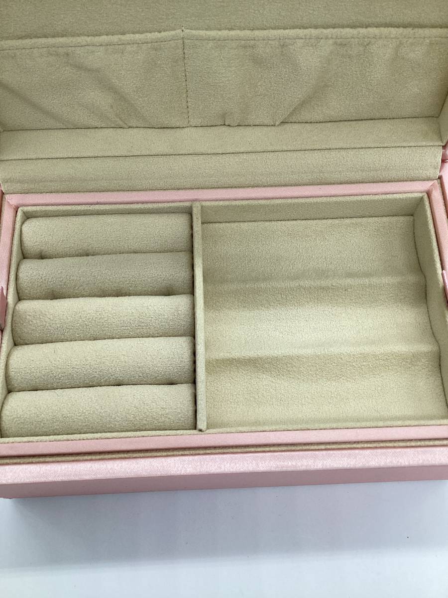 【8859】 MIKIMOTO ミキモト 本真珠 パール約3.6mm アクセサリーボックス ジュエリーケース 小物入れ ピンク系_画像3