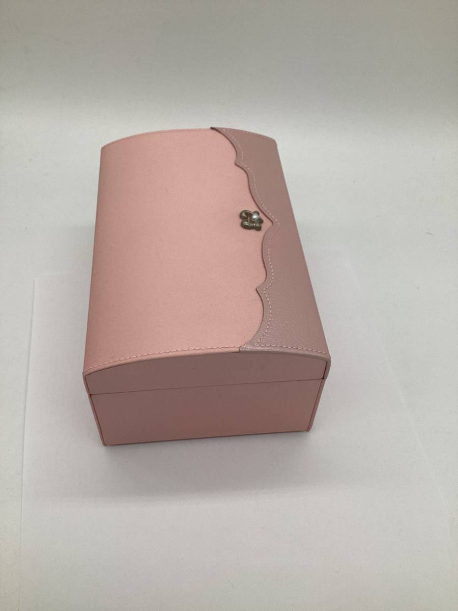 【8859】 MIKIMOTO ミキモト 本真珠 パール約3.6mm アクセサリーボックス ジュエリーケース 小物入れ ピンク系_画像5